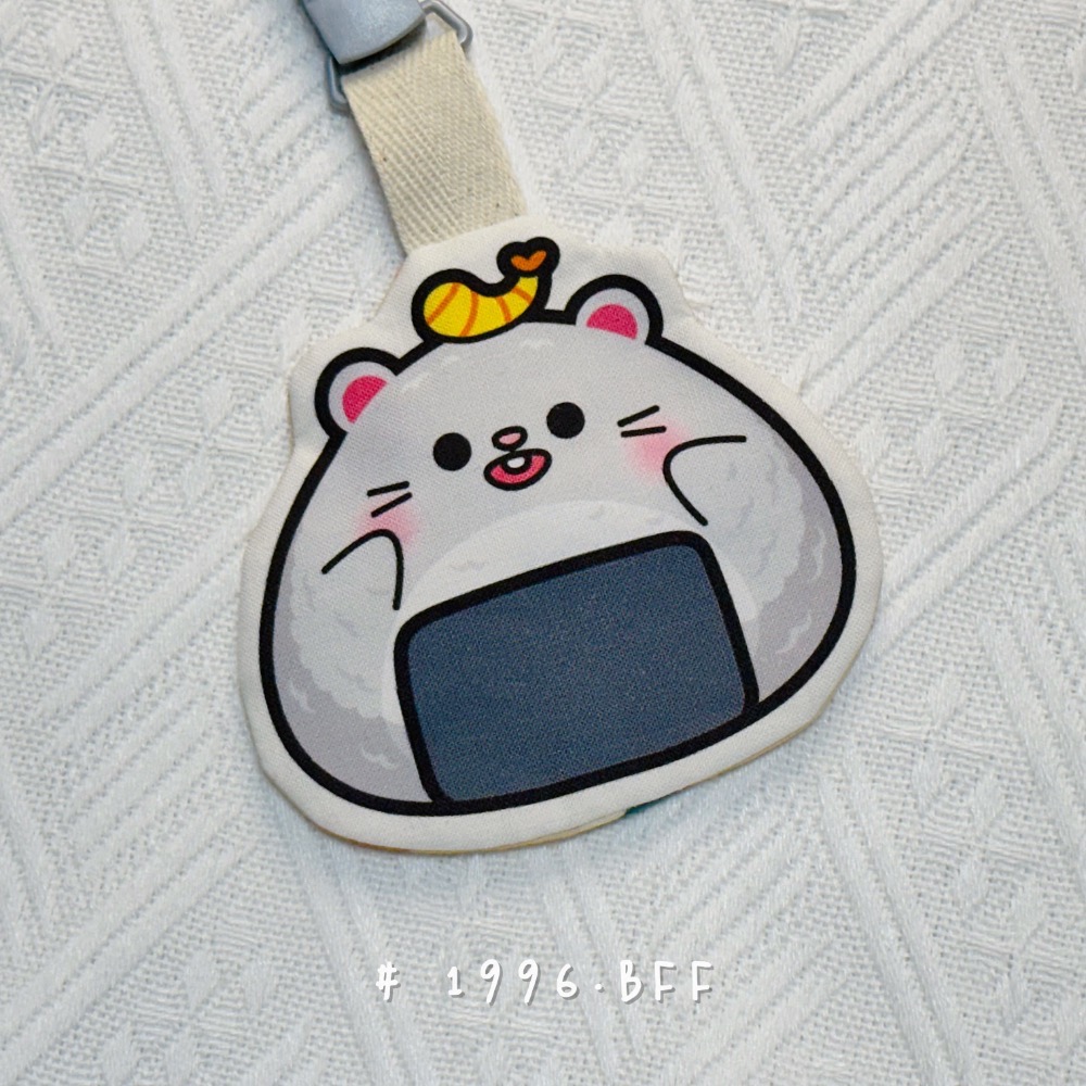 ￼1996 ·͜·♡ 生肖飯糰🍙手作平安符袋.護身符袋.香火袋.現貨-規格圖2