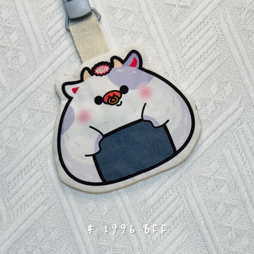 ￼1996 ·͜·♡ 生肖飯糰🍙手作平安符袋.護身符袋.香火袋.現貨-規格圖2