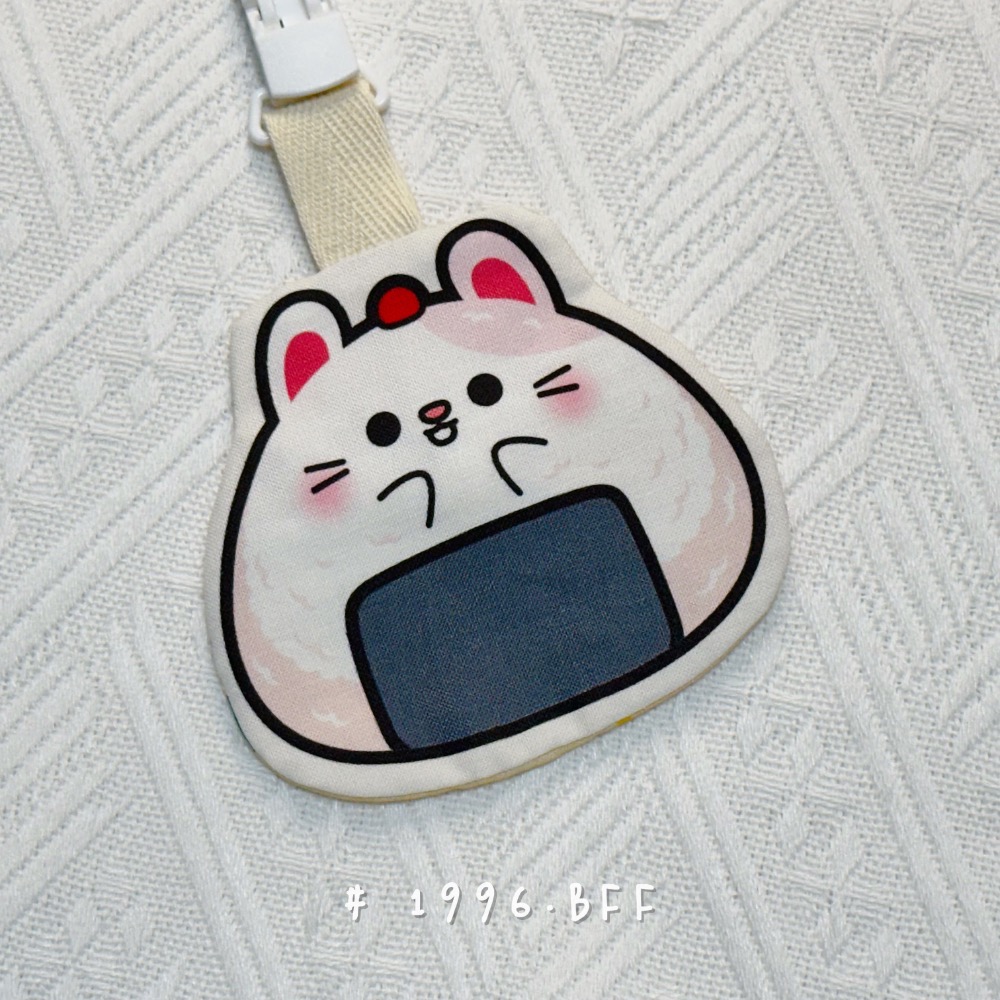 ￼1996 ·͜·♡ 生肖飯糰🍙手作平安符袋.護身符袋.香火袋.現貨-規格圖2