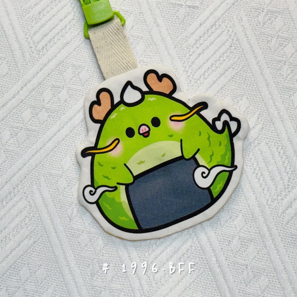 ￼1996 ·͜·♡ 生肖飯糰🍙手作平安符袋.護身符袋.香火袋.現貨-規格圖2