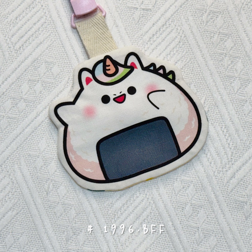 ￼1996 ·͜·♡ 生肖飯糰🍙手作平安符袋.護身符袋.香火袋.現貨-規格圖2