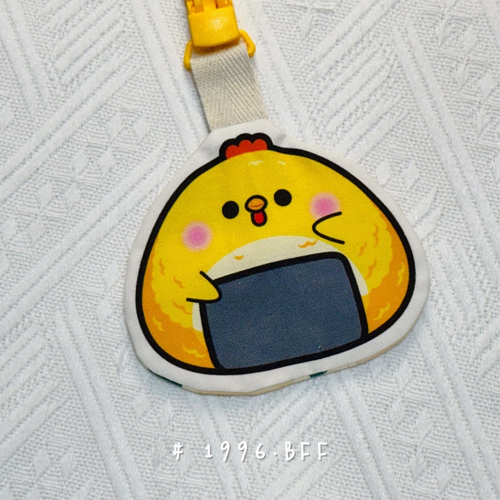 ￼1996 ·͜·♡ 生肖飯糰🍙手作平安符袋.護身符袋.香火袋.現貨-規格圖2