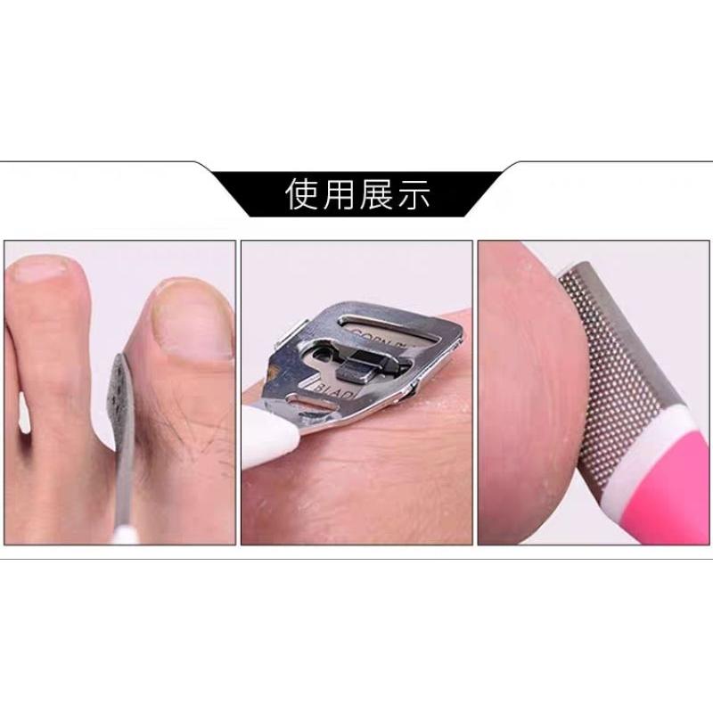 脚皮挫 刮脚刀 磨脚石 去死皮 老繭 腳工具 雙面搓脚板 修脚 磨脚器 五合ㄧ-細節圖5