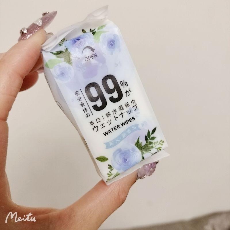 超迷你濕紙巾 口袋濕巾 純水濕巾 濕紙巾 迷你型濕紙巾-細節圖3