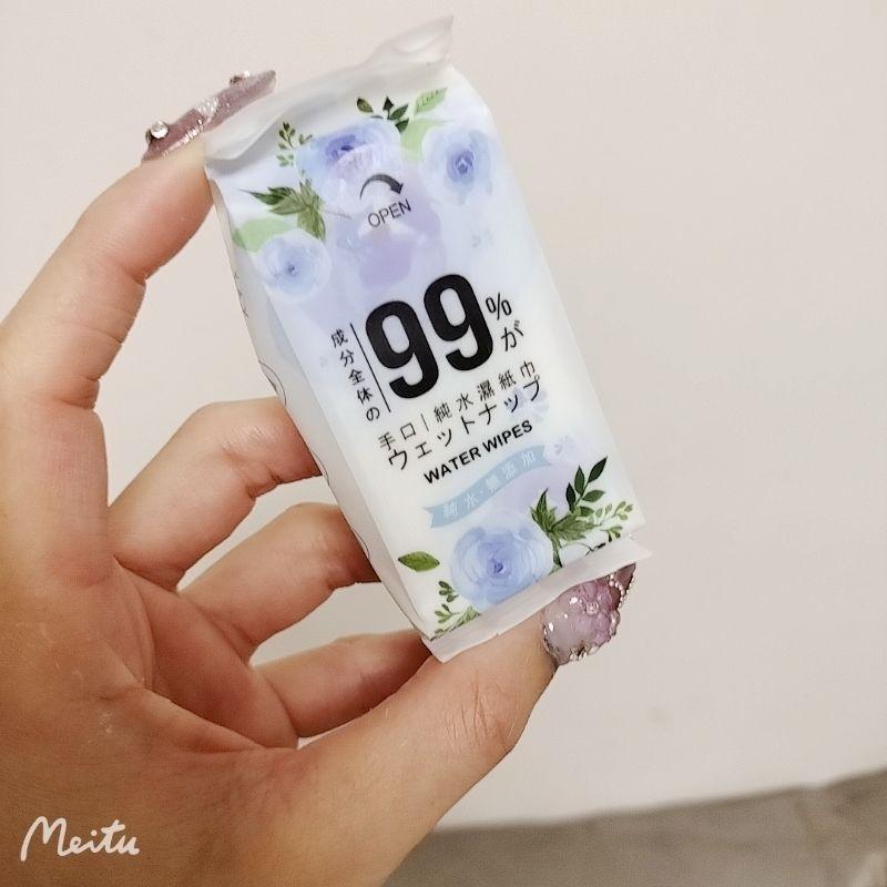 超迷你濕紙巾 口袋濕巾 純水濕巾 濕紙巾 迷你型濕紙巾-細節圖4