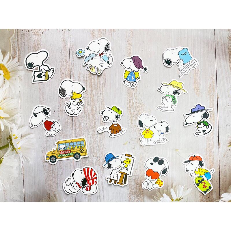 貼紙 100張史努比 可愛卡通 兒童獎勵 水杯貼紙 文具筆記本 diy裝飾 表情 塗鴉貼紙 卡通貼紙 動物貼紙 狗狗貼紙-細節圖7