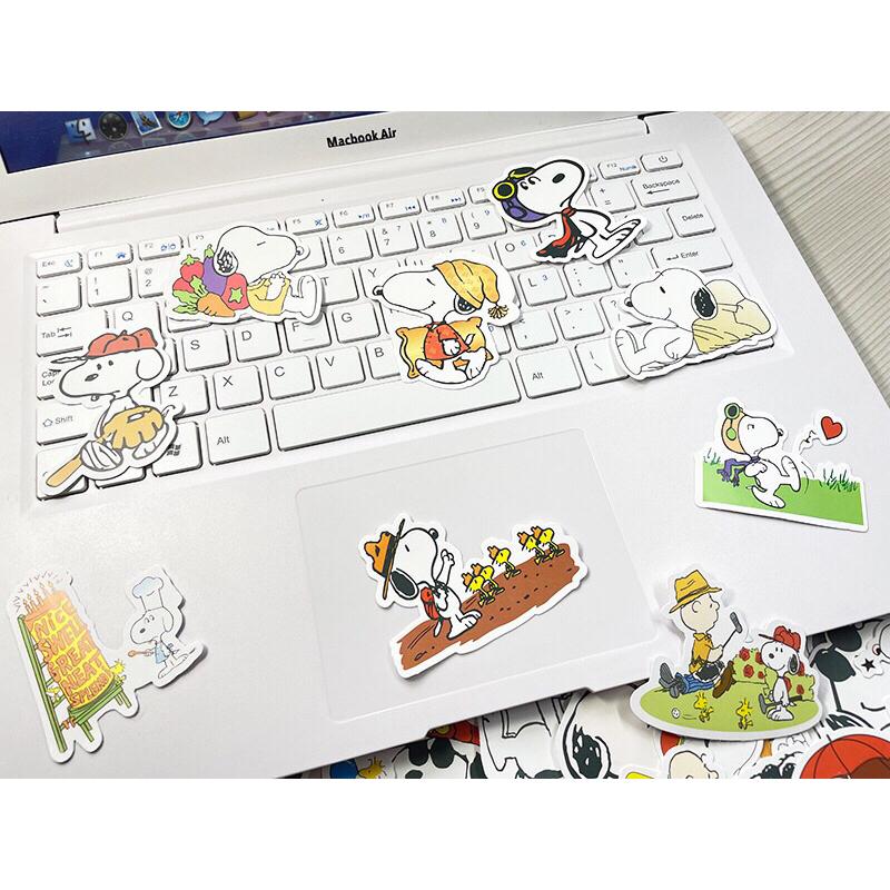 貼紙 100張史努比 可愛卡通 兒童獎勵 水杯貼紙 文具筆記本 diy裝飾 表情 塗鴉貼紙 卡通貼紙 動物貼紙 狗狗貼紙-細節圖8