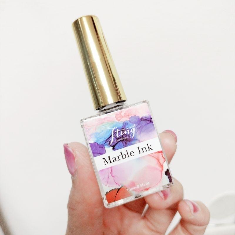 美甲 暈染液 暈染劑 日式 金屬 網紅 水染液 金屬暈染液 暈染液 大理石紋 泡泡甲 焑彩 速乾 指甲油 漸變水墨畫-細節圖9