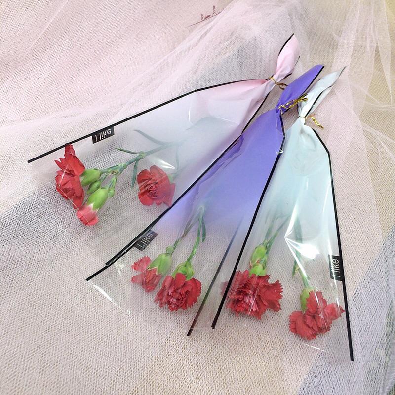 單支鮮花包裝 套袋 花套 玫瑰花包裝 康乃馨包裝袋 康乃馨花套 金莎巧克力花 包裝紙包裝袋 單支包裝材料 單支花套 單枝-細節圖6
