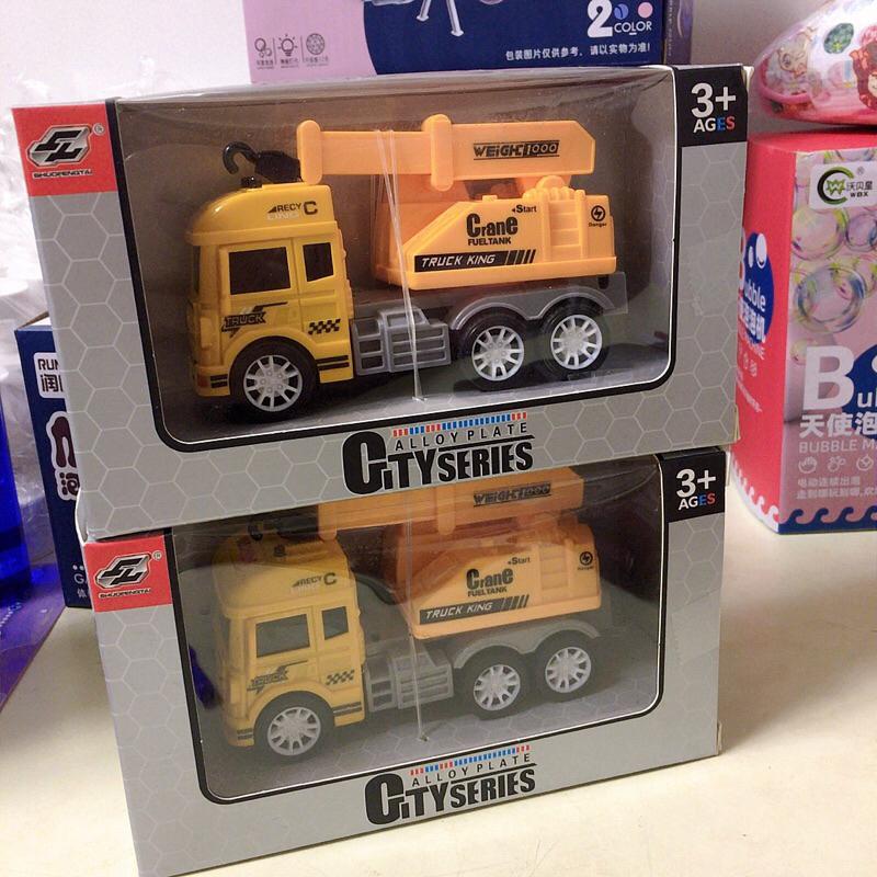 吊車 玩具車 機車 兒童玩具 工程車 迴力車 消防車 環衛 挖土機 變形小汽車男女孩 生日禮物 小車車 模型車 獎品禮物-細節圖2