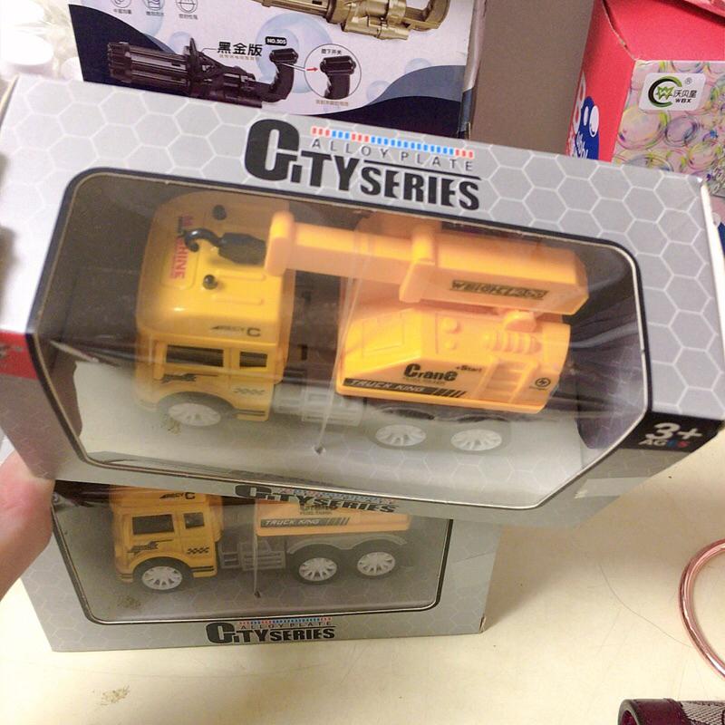 吊車 玩具車 機車 兒童玩具 工程車 迴力車 消防車 環衛 挖土機 變形小汽車男女孩 生日禮物 小車車 模型車 獎品禮物-細節圖3
