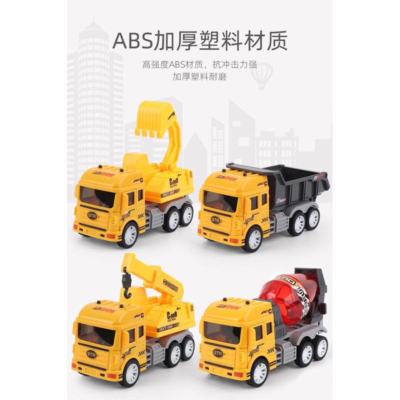 吊車 玩具車 機車 兒童玩具 工程車 迴力車 消防車 環衛 挖土機 變形小汽車男女孩 生日禮物 小車車 模型車 獎品禮物-細節圖8
