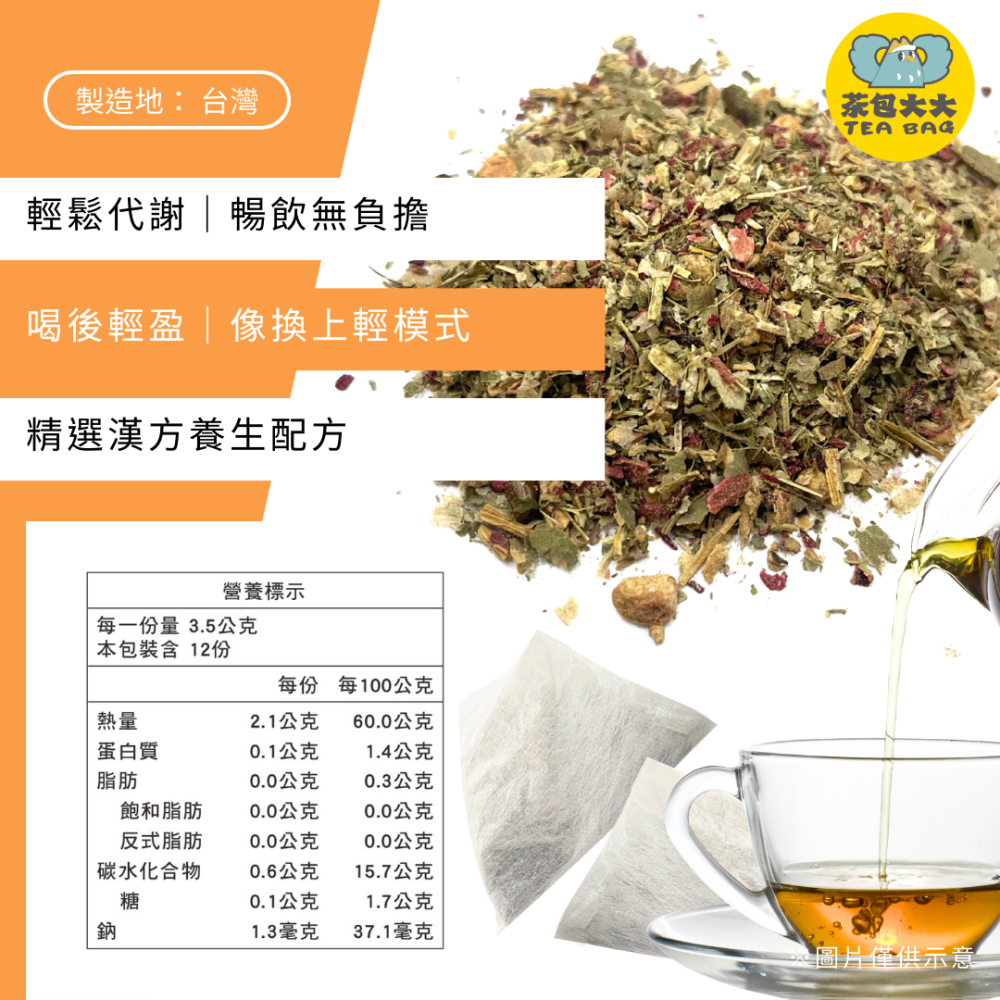 輕透代謝茶(12入/袋)｜加入 茶包大大 官網享會員價 $89-細節圖2