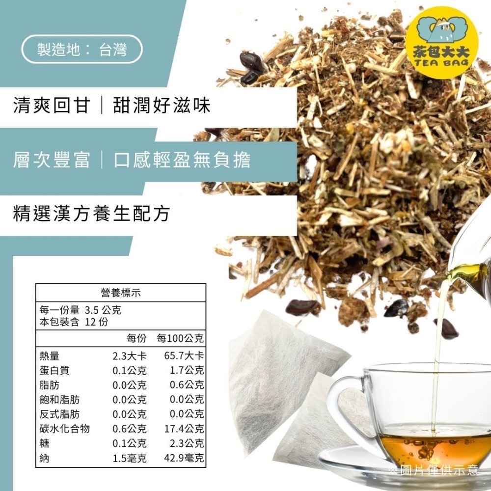 輕清甘活茶(12入/袋)｜草本調和｜養生茶 三角立體茶包 冷泡熱泡皆可 下午茶 台灣現貨 每天出貨 SGS檢驗合格-細節圖2