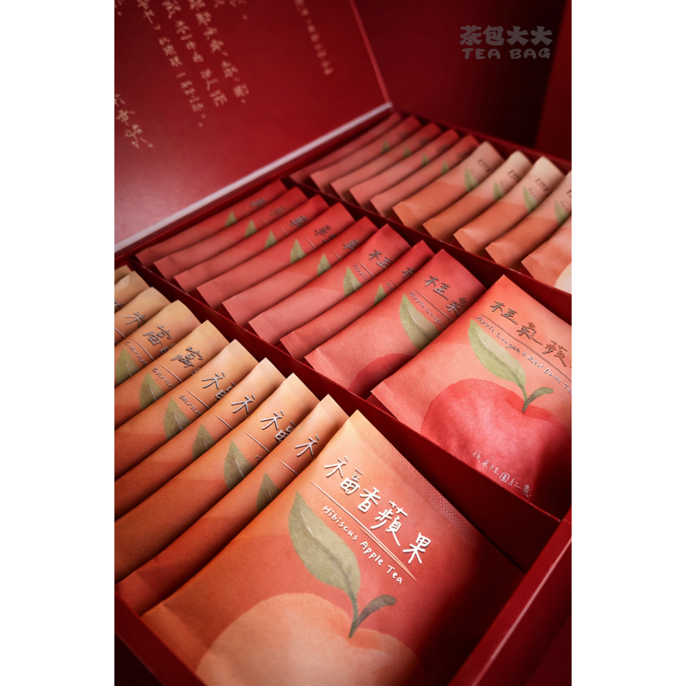 【春節禮盒】蘋安大吉禮盒｜蘋果風味茶包 30 入｜過年送禮・新年伴手禮首選 (一件最多7盒，超過需分2次下單)-細節圖4