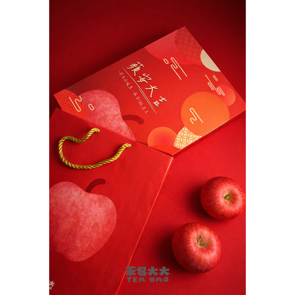 【春節禮盒】蘋安大吉禮盒｜蘋果風味茶包 30 入｜過年送禮・新年伴手禮首選 (一件最多7盒，超過需分2次下單)-細節圖2