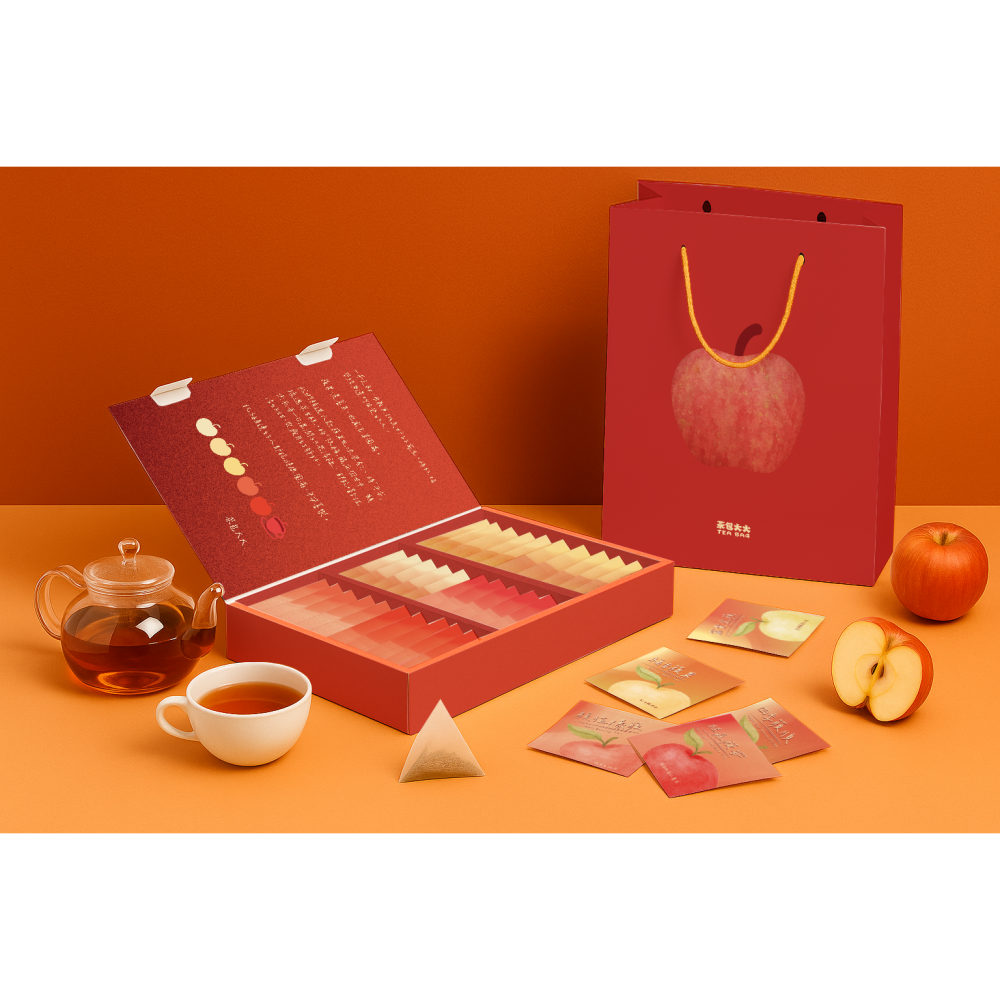 【春節禮盒】蘋安大吉禮盒｜蘋果風味茶包 30 入｜過年送禮・新年伴手禮首選 (一件最多7盒，超過需分2次下單)-細節圖6