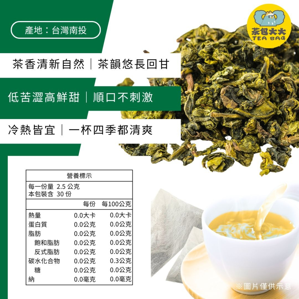 四季春金大包(60入/袋)｜茶香清新自然｜純茶 三角立體茶包 冷泡熱泡皆可 下午茶 飲料 台灣現貨 每天出貨 SGS檢驗-細節圖2