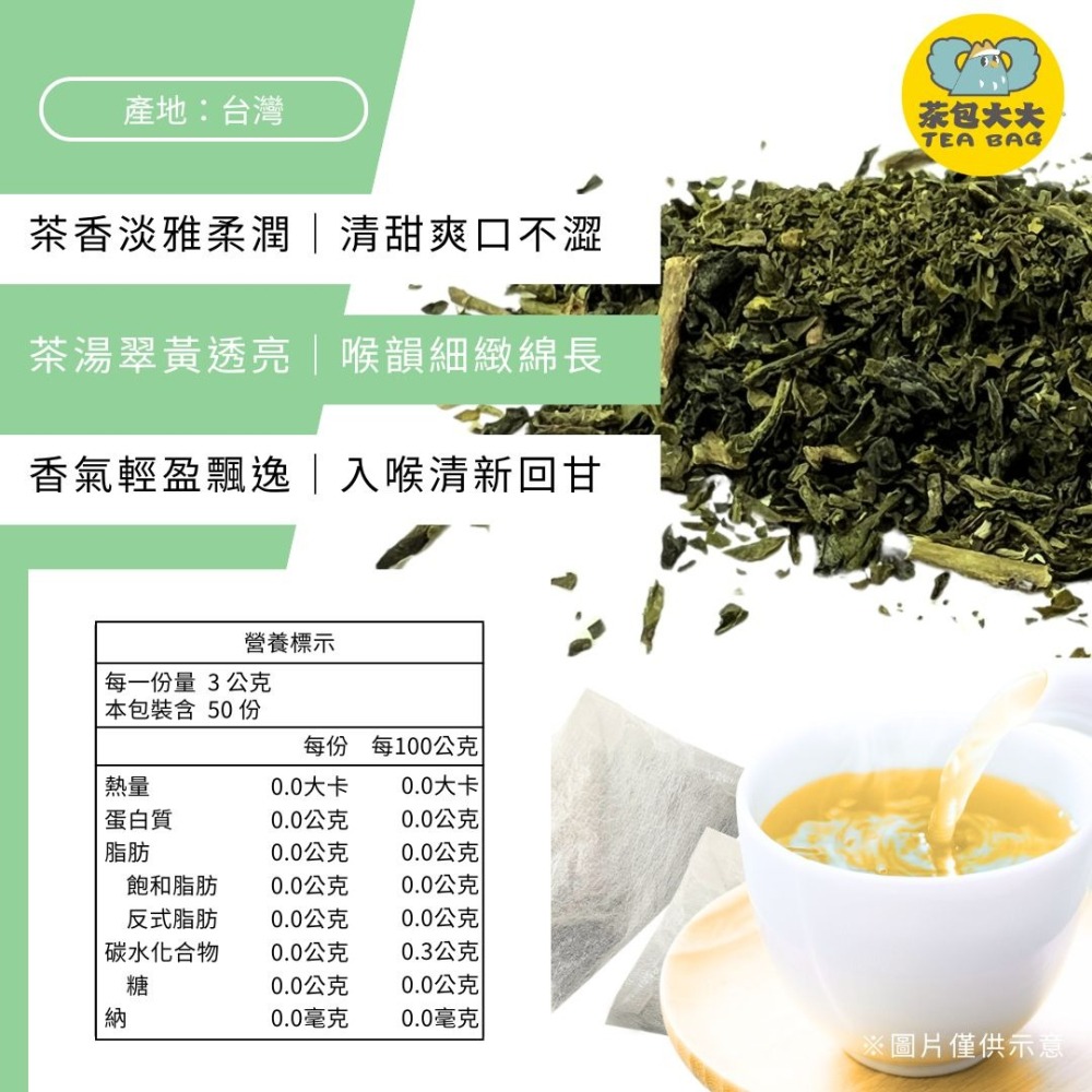 文山包種茶(50入/袋)｜茶香淡雅 清甜爽口不澀 三角立體茶包 冷泡熱泡皆可 下午茶 台灣現貨 每天出貨 SGS檢驗合格-細節圖2