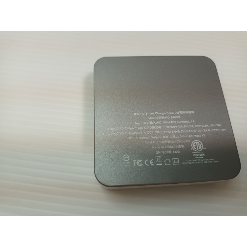 USB PD charger (PD-6400G)-細節圖3