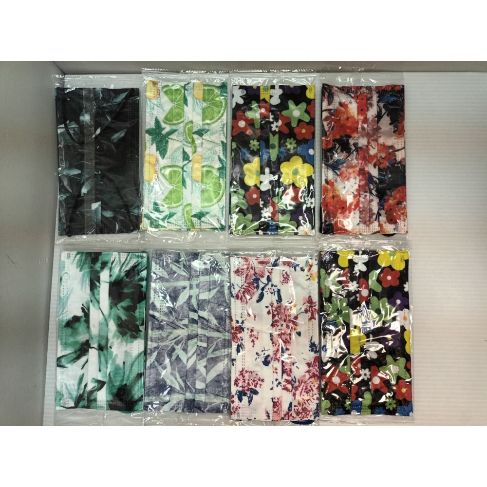 花式口罩(非醫療用)(花色隨機)(100個)-細節圖2