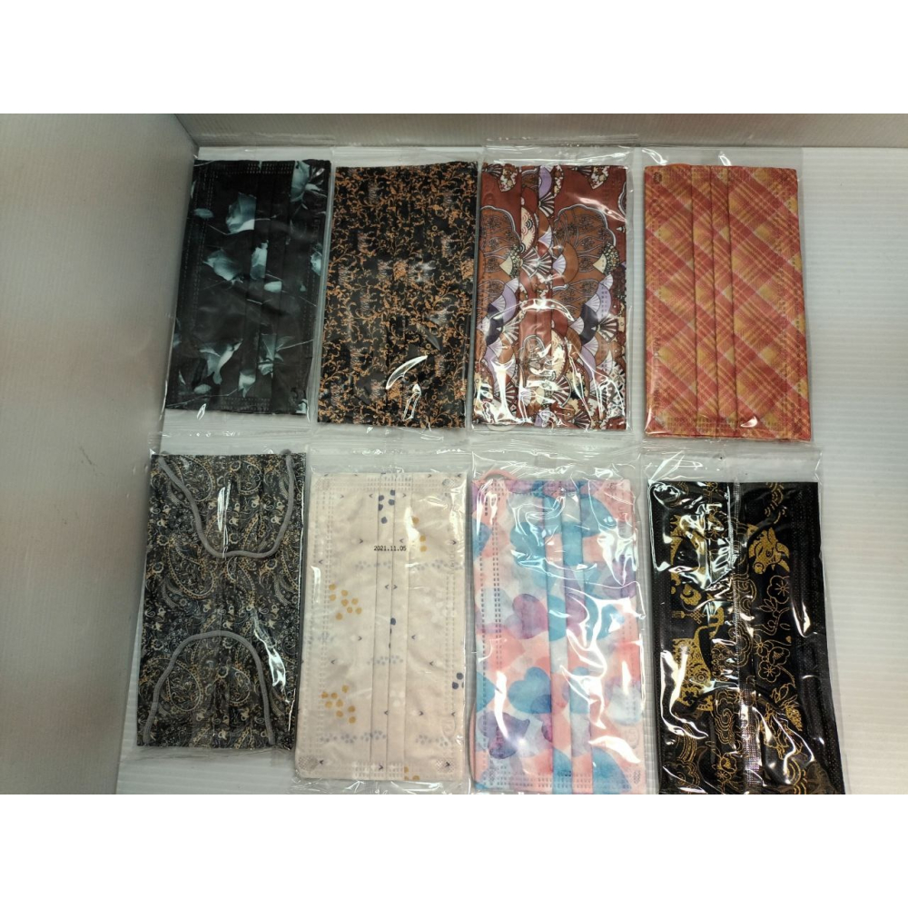 花式口罩(非醫療用)(花色隨機)(100個)-細節圖3