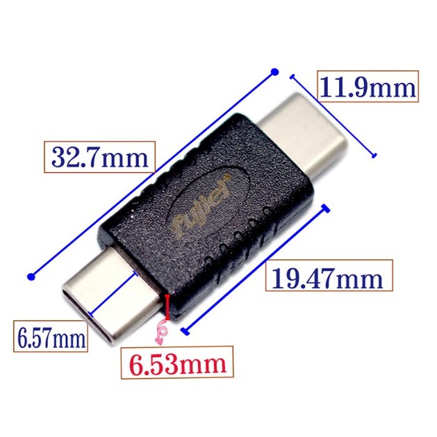 Type-c公 / Type-c公鍍鎳轉換頭  (SR3054)-細節圖2