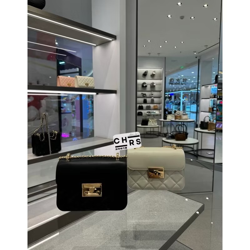 ￼開發票🧾Chrs代購 🔥 小ck小香風 鏈條包 菱格紋 小方包 側背包 單肩包-細節圖3