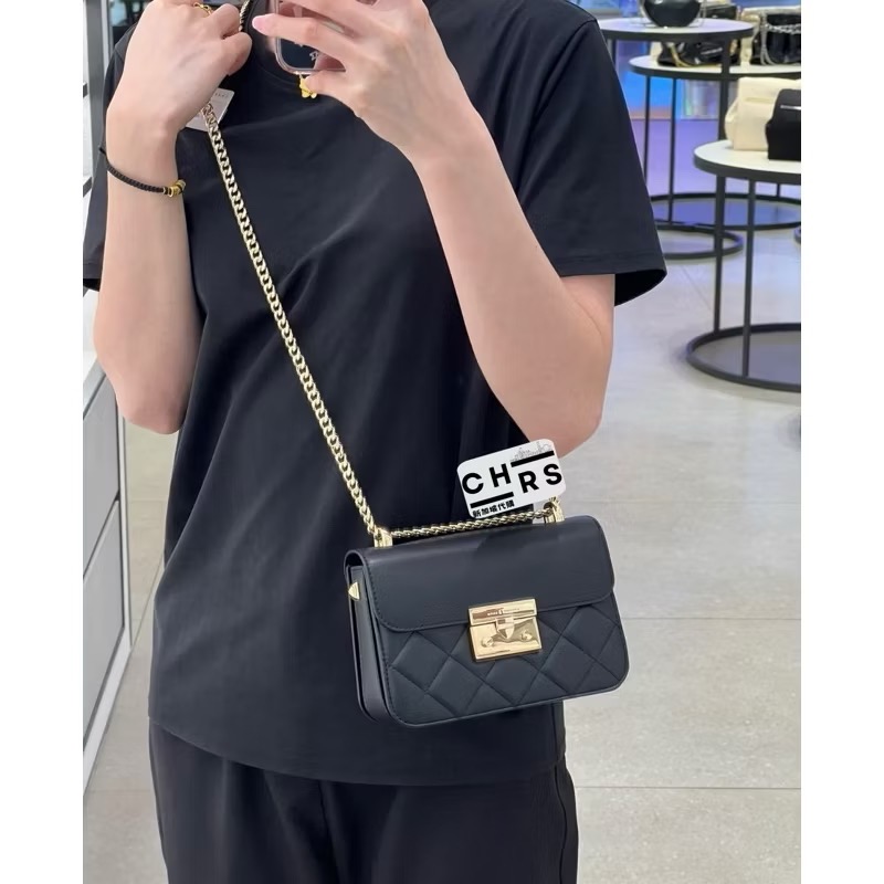 ￼開發票🧾Chrs代購 🔥 小ck小香風 鏈條包 菱格紋 小方包 側背包 單肩包-細節圖7
