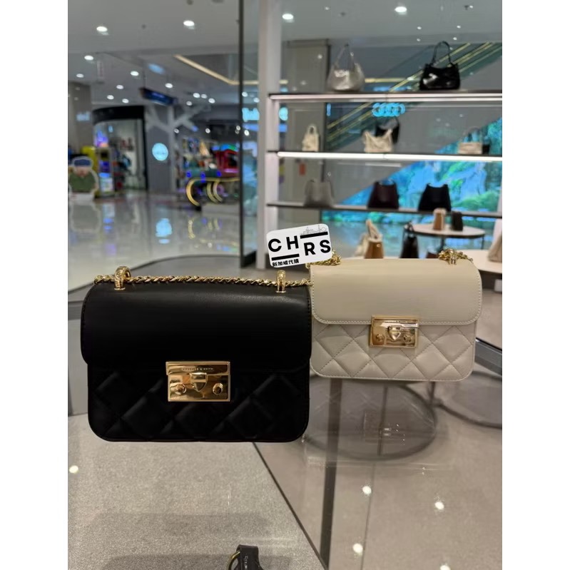￼開發票🧾Chrs代購 🔥 小ck小香風 鏈條包 菱格紋 小方包 側背包 單肩包-細節圖9