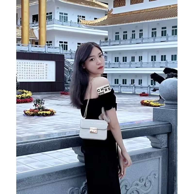 ￼開發票🧾Chrs代購 🔥 小ck小香風 鏈條包 菱格紋 小方包 側背包 單肩包-規格圖9