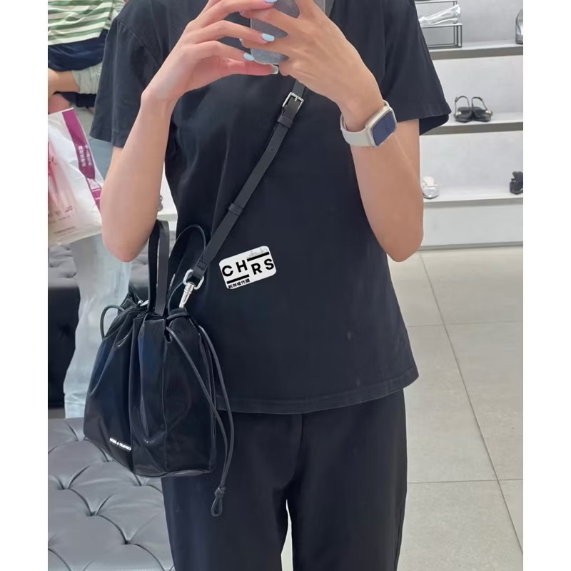 ￼開發票🧾Chrs代購🔥小CK金銀絲抽繩托特包 手提包  肩背包 斜背包 小托特包 大托特包-細節圖7