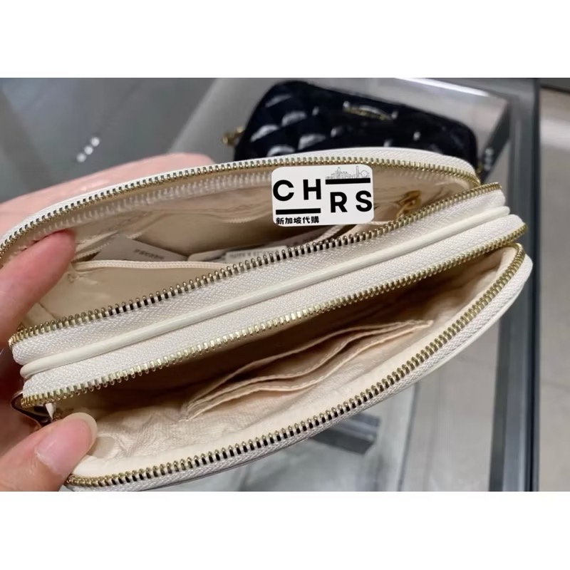 ￼開發票🧾Chrs代購🖤新加坡小CK✨24夏季新品Apfra 小香風 小方包 菱格紋斜背包/萬用包 鏈條包-細節圖6