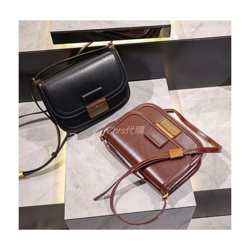 ￼開發票🧾Chrs代購🔥新加坡小CK✨ 侯佩岑 同款 Charlot 金釦包 復古小方包 側背包 復古包 豆腐包 經-細節圖5