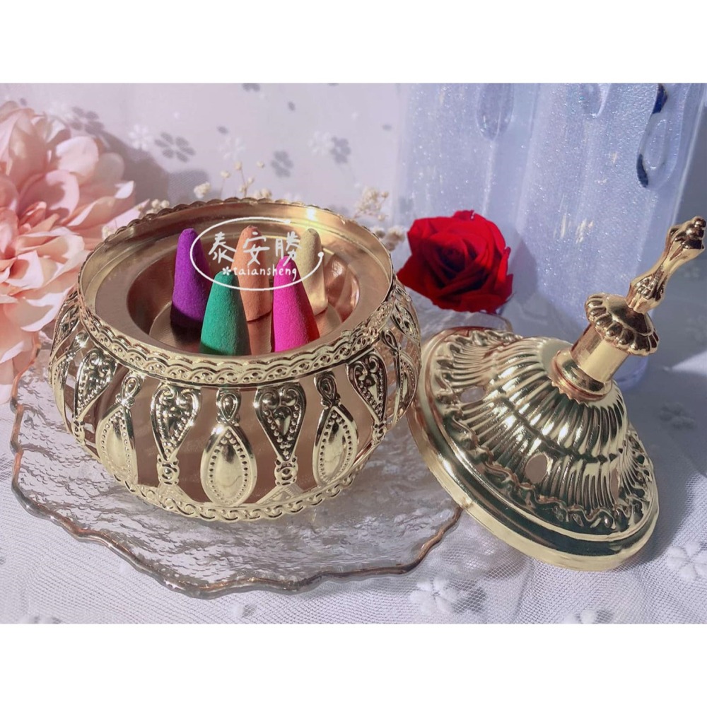 【泰安勝】質感 香爐 供爐 燒盤 塔香 薰香 供奉-細節圖2