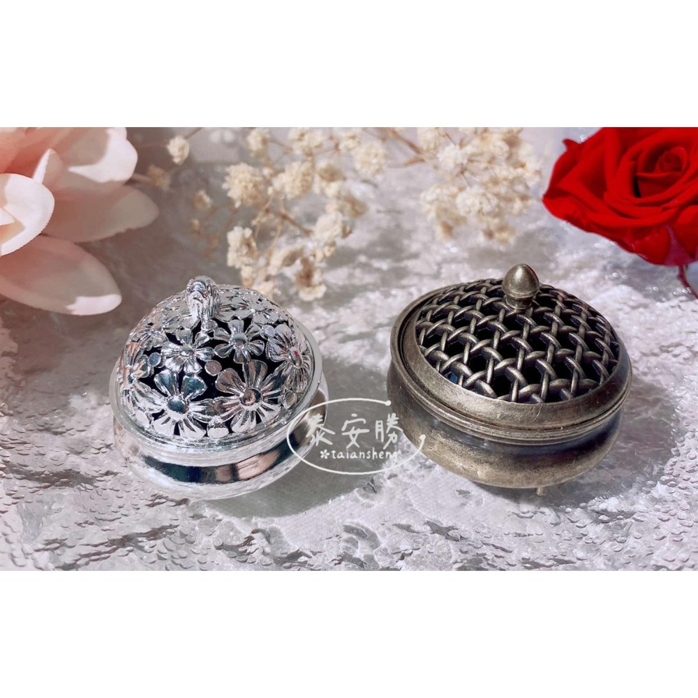 【泰安勝】迷你小香爐 可愛 附防火棉 塔香 薰香-細節圖2