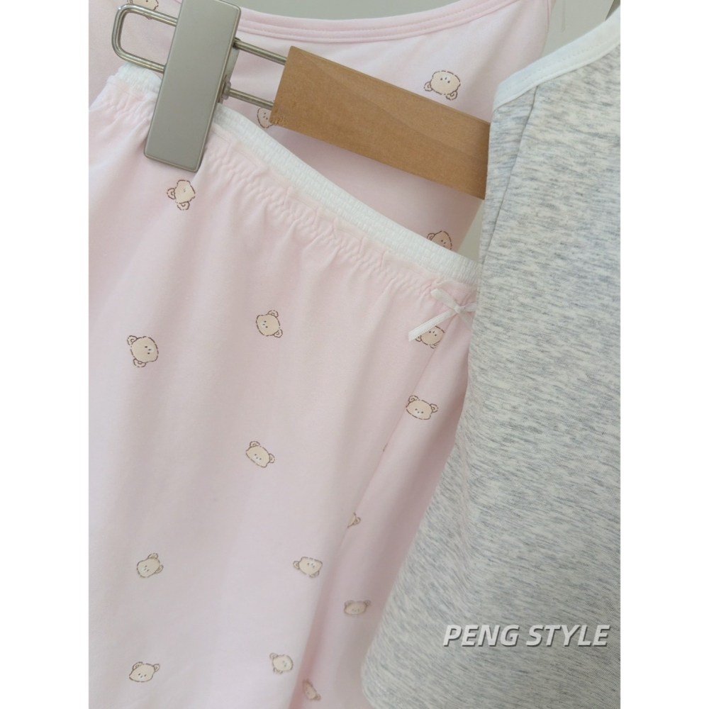 【PENG_STYLE】預購#5093❤️我的滿分睡衣套裝-細節圖4