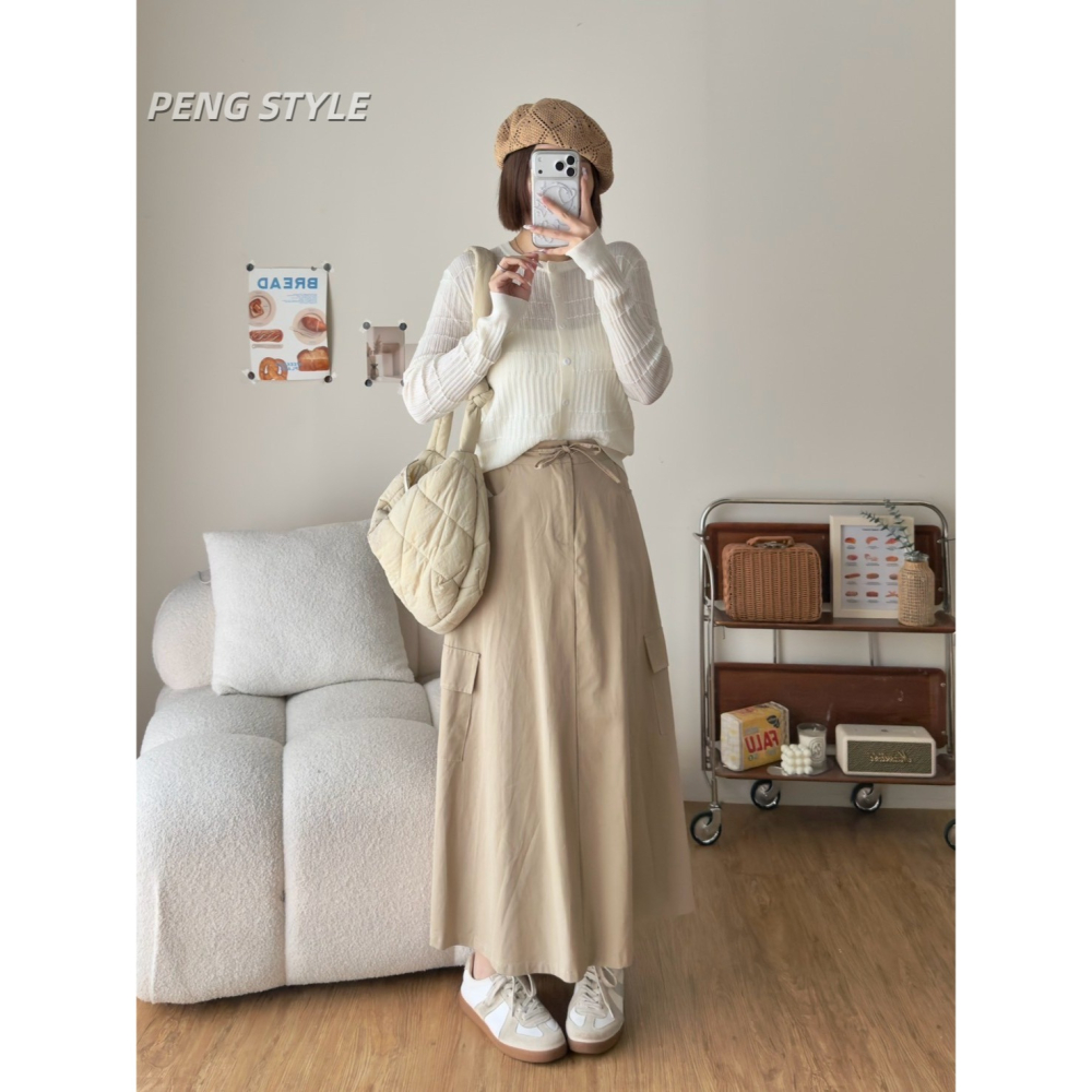 【PENG_STYLE】8月新款✨預購#11170 韓🇰🇷秋款🍂捲條針織混羊毛排釦外套-細節圖5