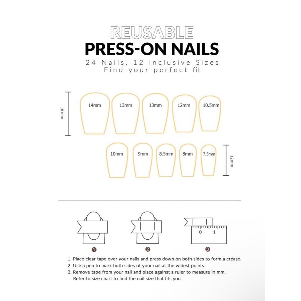 24入組短棺型美甲貼片組-細節圖3