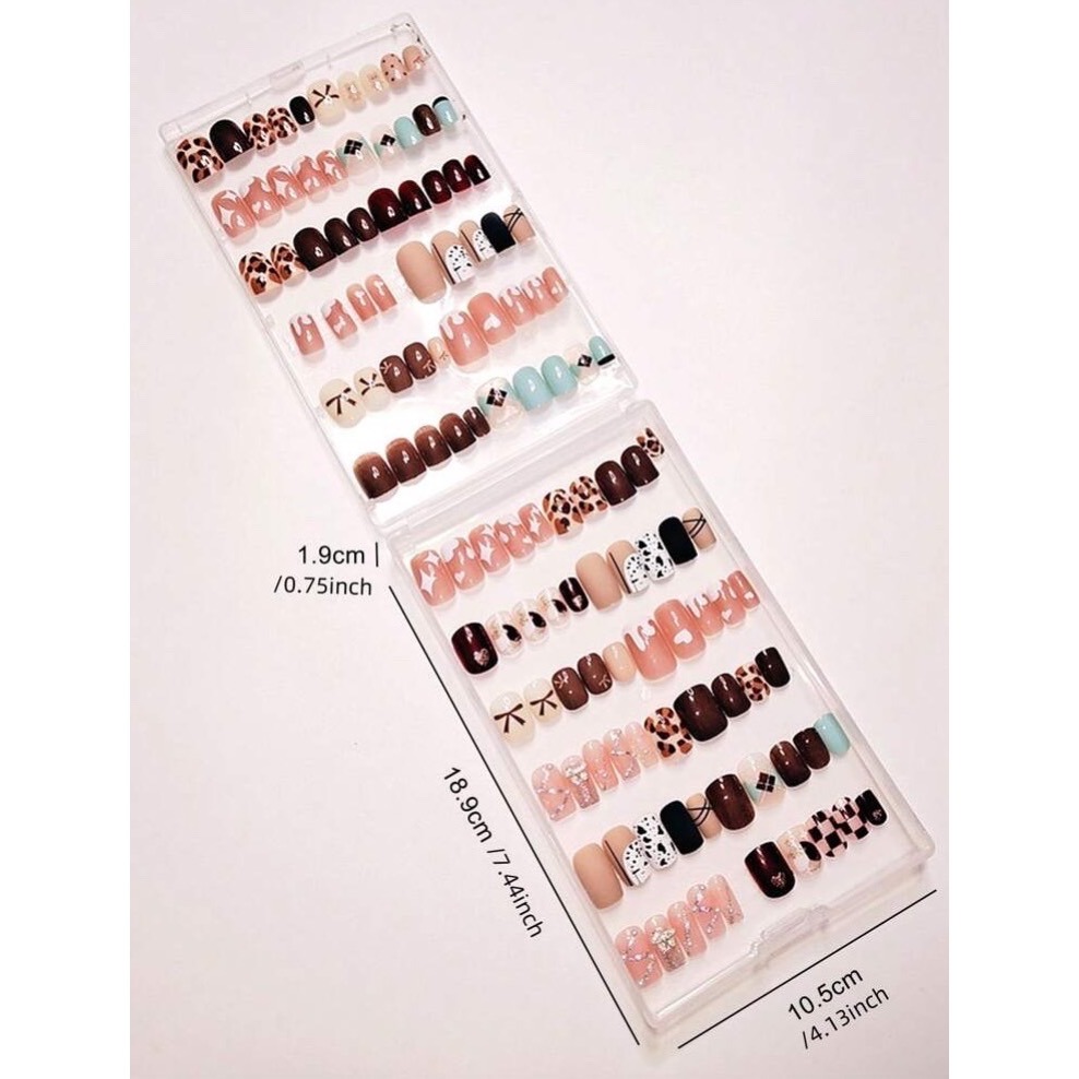 美甲收納盒附膠帶-細節圖3