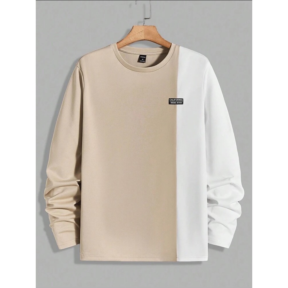 條紋長袖抽繩帽T-細節圖3