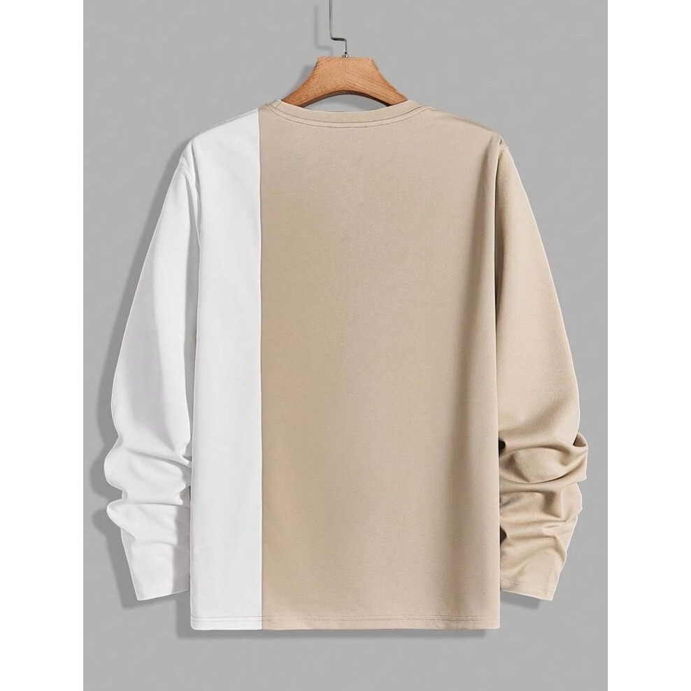 條紋長袖抽繩帽T-細節圖4