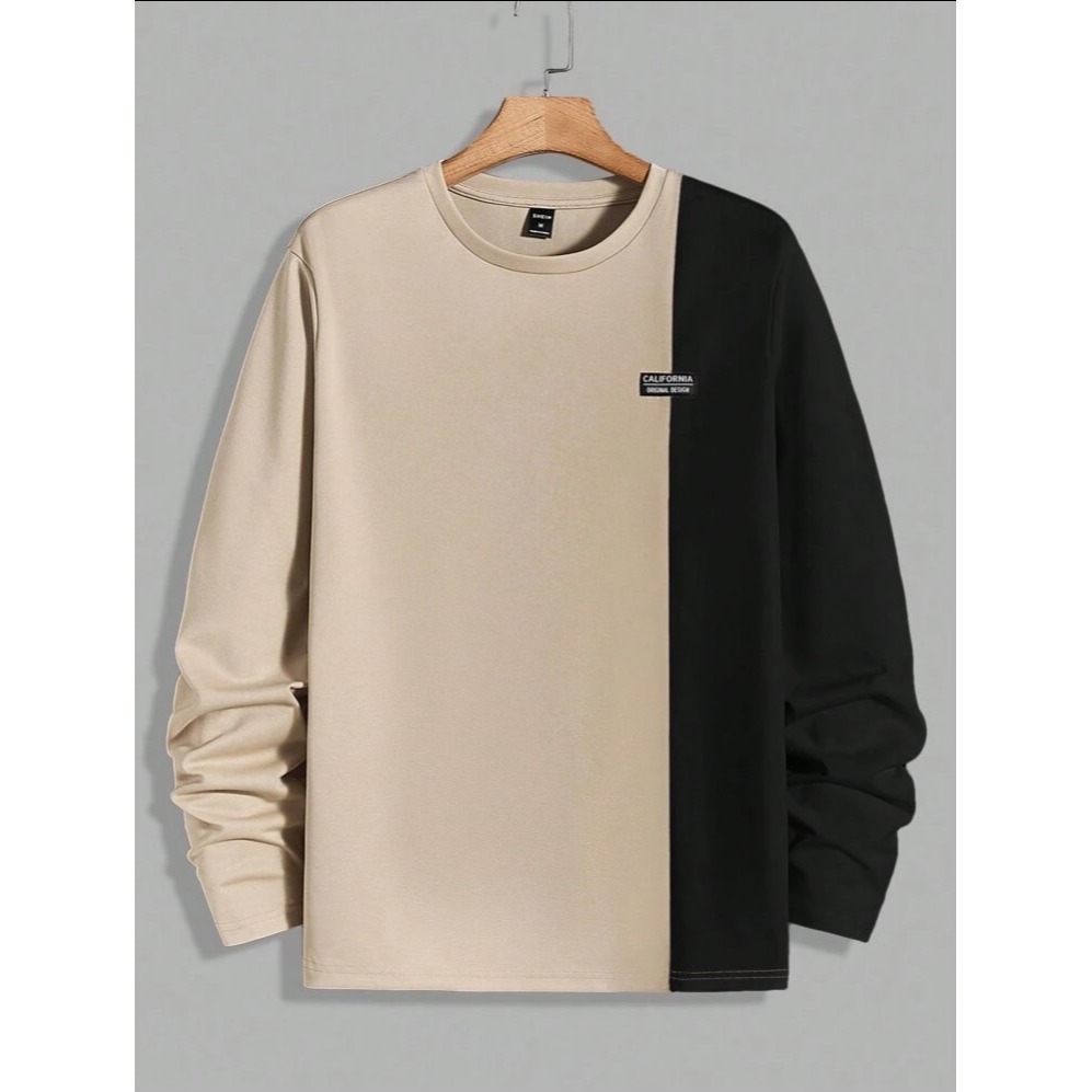 條紋長袖抽繩帽T-細節圖5