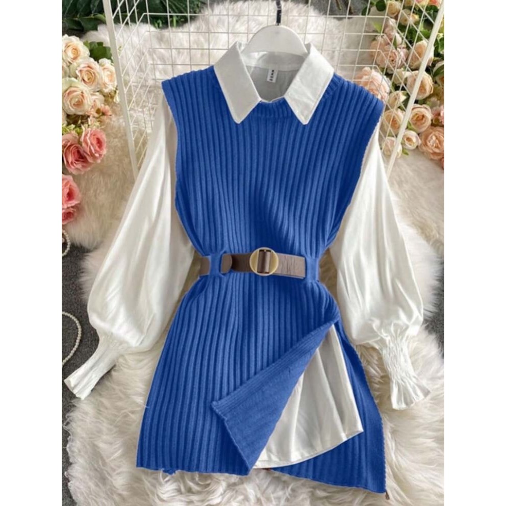 圓領無袖簡約背心-細節圖3