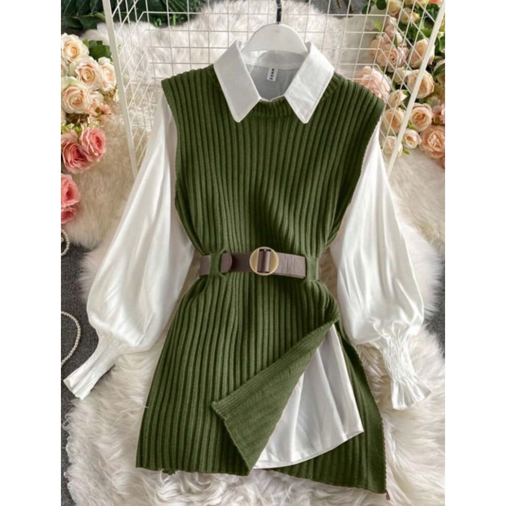 圓領無袖簡約背心-規格圖3