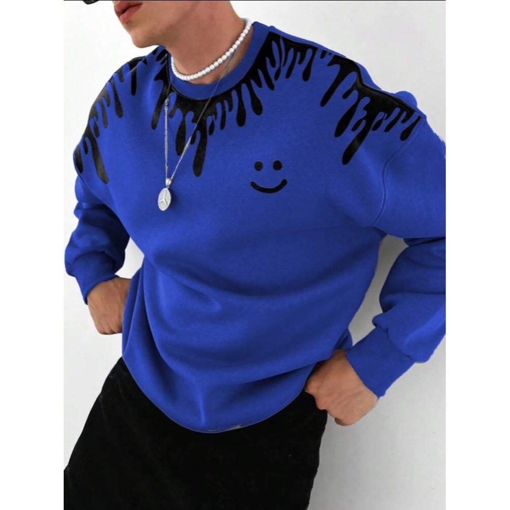 微笑大學T恤-細節圖3