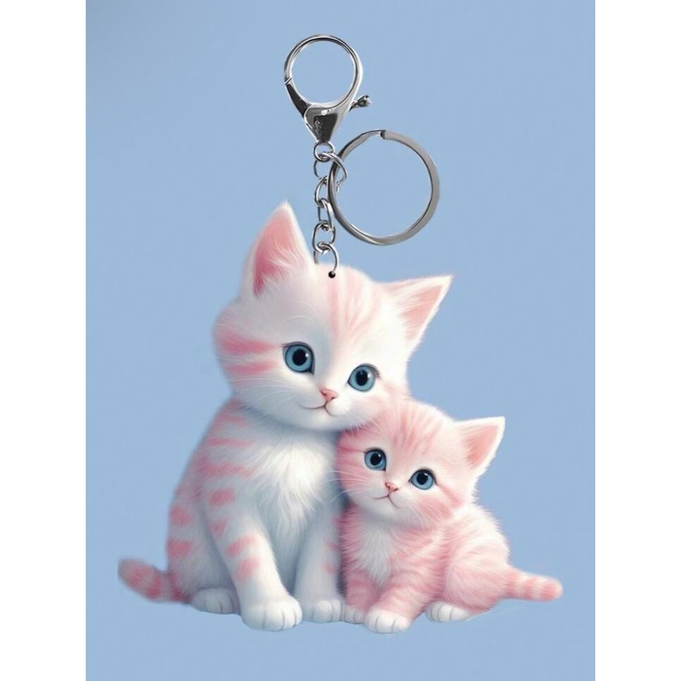 2D貓咪壓克力吊飾-規格圖10