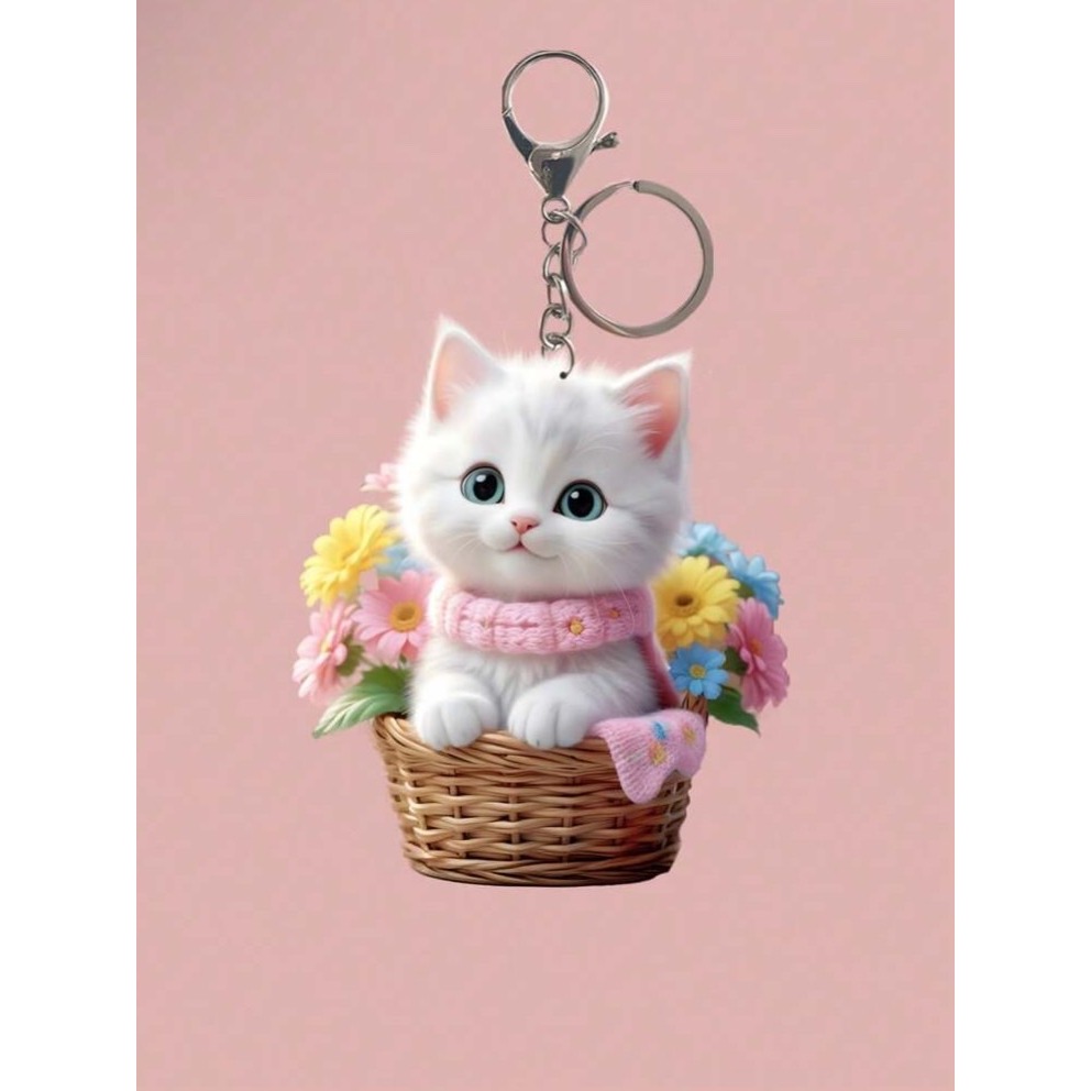 2D貓咪壓克力吊飾-規格圖10