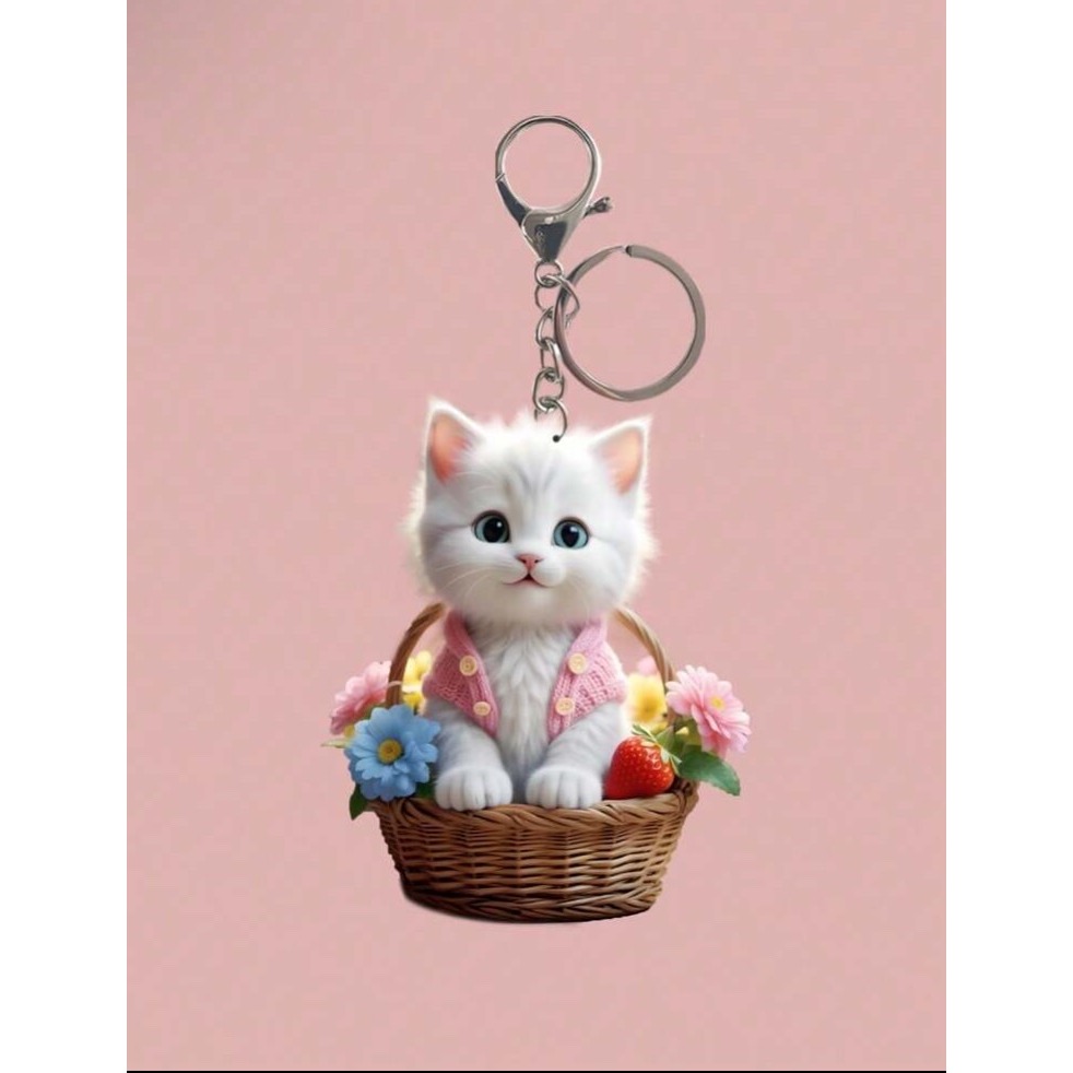 2D貓咪壓克力吊飾-規格圖10