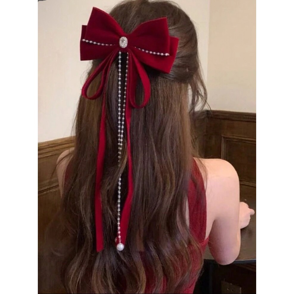 蝴蝶結髮飾-細節圖3